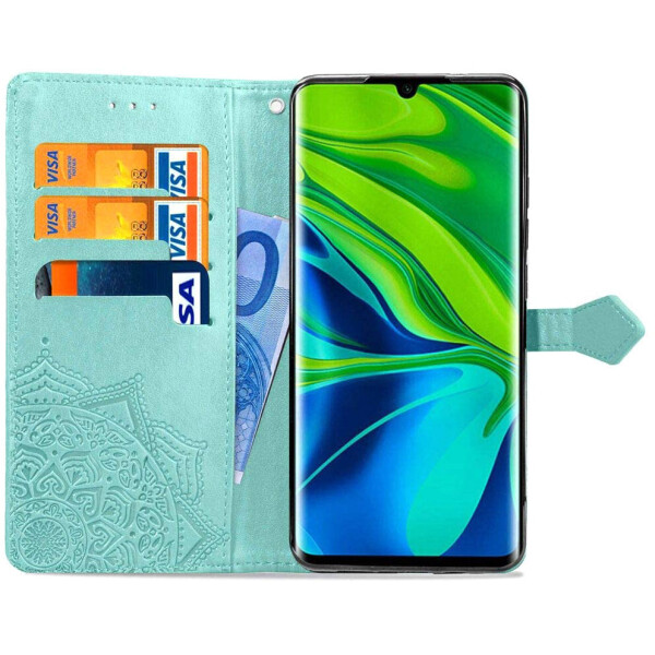 

Кожаный чехол (книжка) Art Case с визитницей для Xiaomi Mi 10 Pro Бирюзовый (127841)