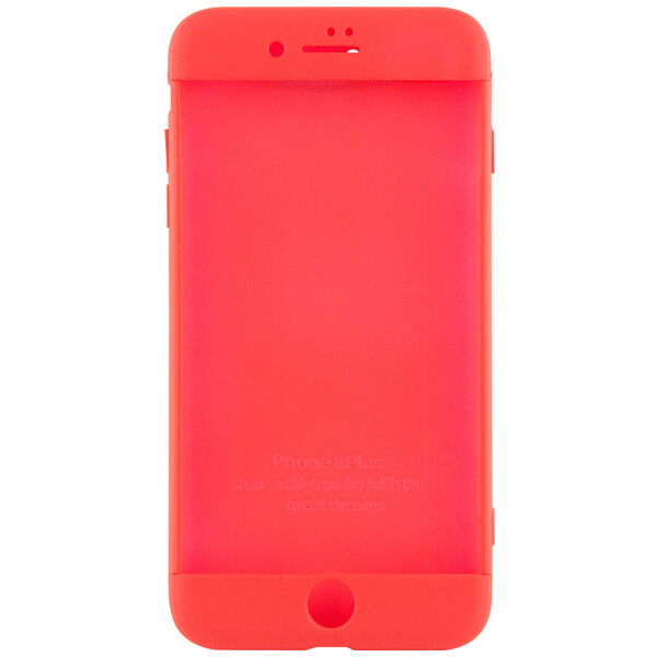 

Пластиковая накладка GKK LikGus 360 градусов для Apple iPhone SE (2020) Красный (81085973)