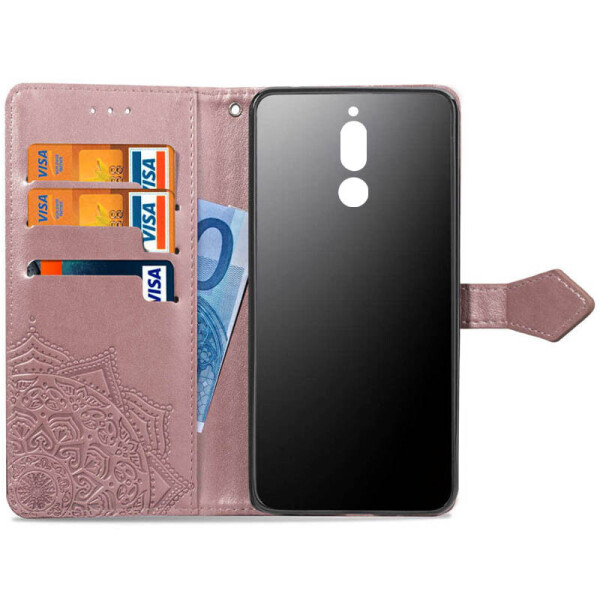 

Кожаный чехол (книжка) Art Case с визитницей для Huawei Mate 10 Lite Розовый (122430)