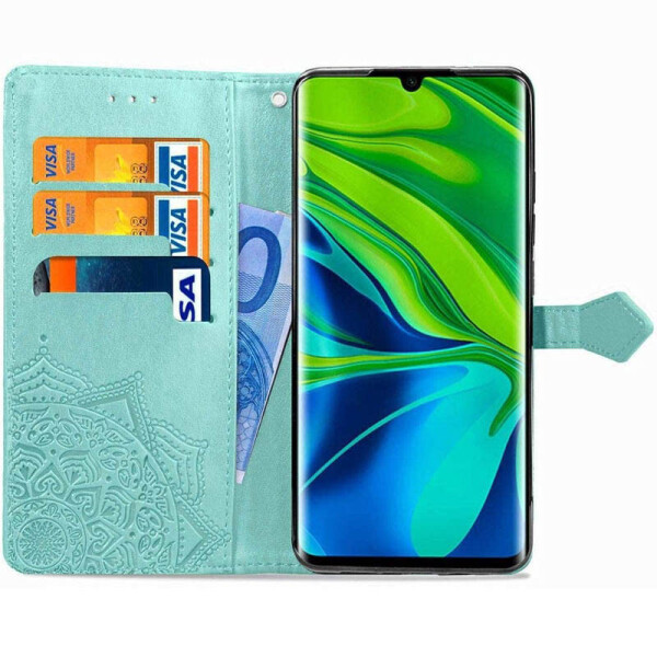 

Кожаный чехол (книжка) Art Case с визитницей для Xiaomi Mi 10 Бирюзовый (79127806)