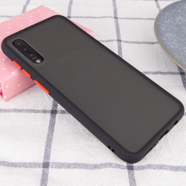 

TPU+PC чехол Color Buttons для Samsung Galaxy A50 (A505F) Черный (114182)