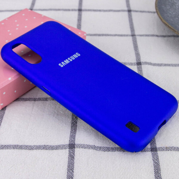 

Чехол Silicone Cover Full Protective (A) для Samsung Galaxy A01 Синий / Navy (128221)