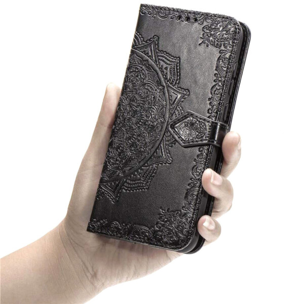 

Кожаный чехол (книжка) Art Case с визитницей для Realme 5 / 6i Черный (133514)