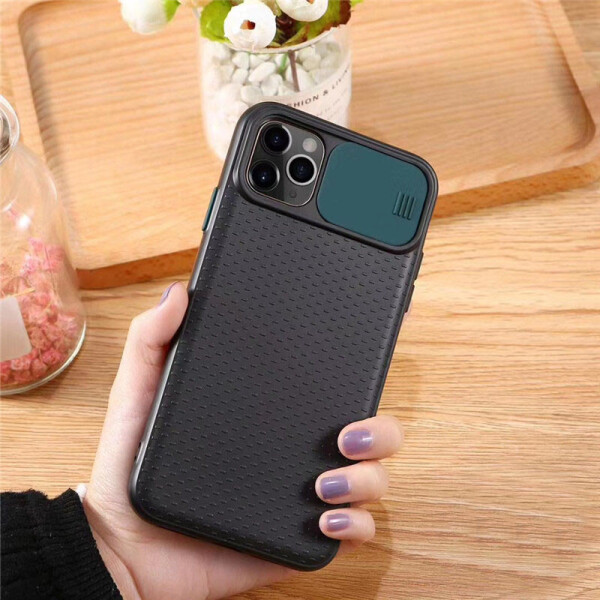 

Чехол Camshield Black TPU со шторкой защищающей камеру для Apple iPhone 11 Pro Max (6.5") Черный / Темно-зеленый (134156)