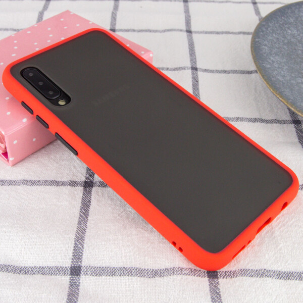 

TPU+PC чехол Color Buttons для Samsung Galaxy A30s Красный (61114180)
