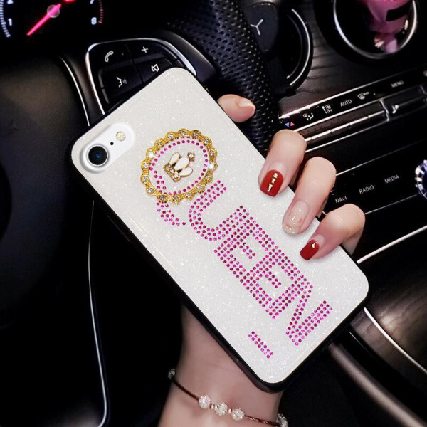 

TPU+Glass чехол TYBOMB Queen для Apple iPhone SE (2020) Pink (81116041)