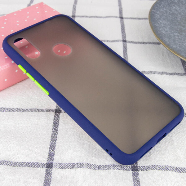 

TPU+PC чехол Color Buttons для Xiaomi Redmi Note 7s Синий (57114186)