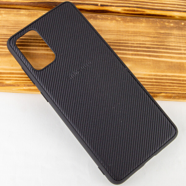 

TPU чехол Fiber Logo для Samsung Galaxy S20+ Черный (121660)
