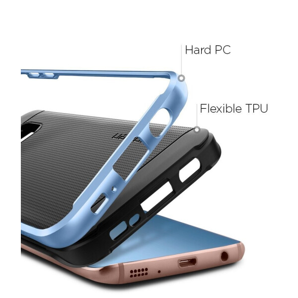 

Чехол противоударный Spigen Neo Hybrid для Samsung Galaxy S7 Edge Blue Coral