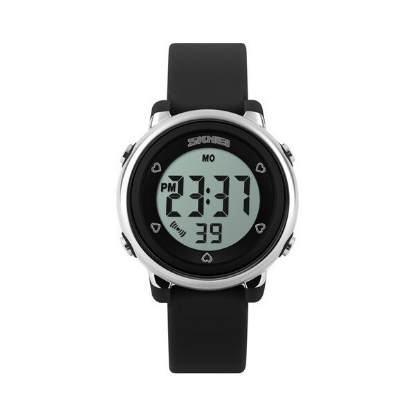 

Женские наручные часы (1100 Black) Skmei 35 мм Черный