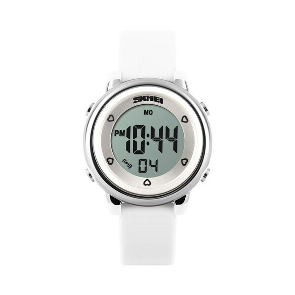 

Женские наручные часы (1100 White) Skmei 35 мм Белый