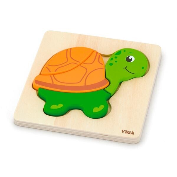 

Мини-пазл Viga Toys 18М+ Зелено-оранжевый