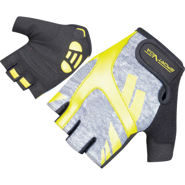 

Перчатки для фитнеса и силовых тренировок (SV-AG00031) SportVida XS Черный/Желтый