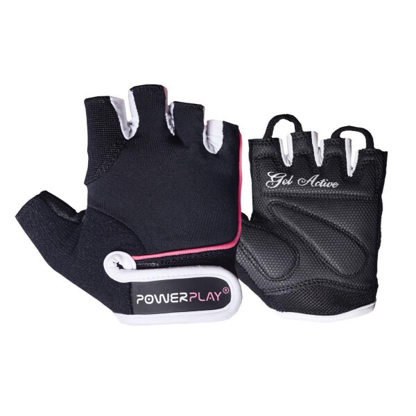 

Перчатки для фитнеса (PP-1750) PowerPlay M Черно-розовый