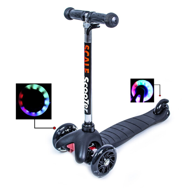 

Детский самокат Scale Sports 25,5х55 см Черный