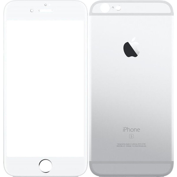 

Защитное стекло TOTO 2,5D Full cover Tempered Glass front and back for iPhone 6/6S Plus Silver