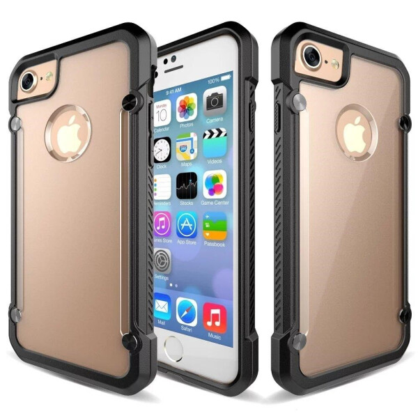 

Чехол прозрачный противоударный Unicorn Beetle для Iphone 7/8/SE 2020 Black