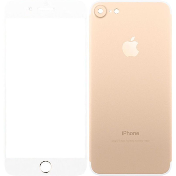 

Защитное стекло TOTO 2,5D Full cover Tempered Glass front and back iPhone 7 Gold
