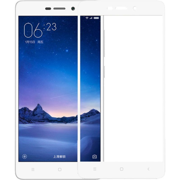 

Защитное стекло TOTO 2.5D Full Cover Tempered Glass Xiaomi Redmi 3S (hard edges) White