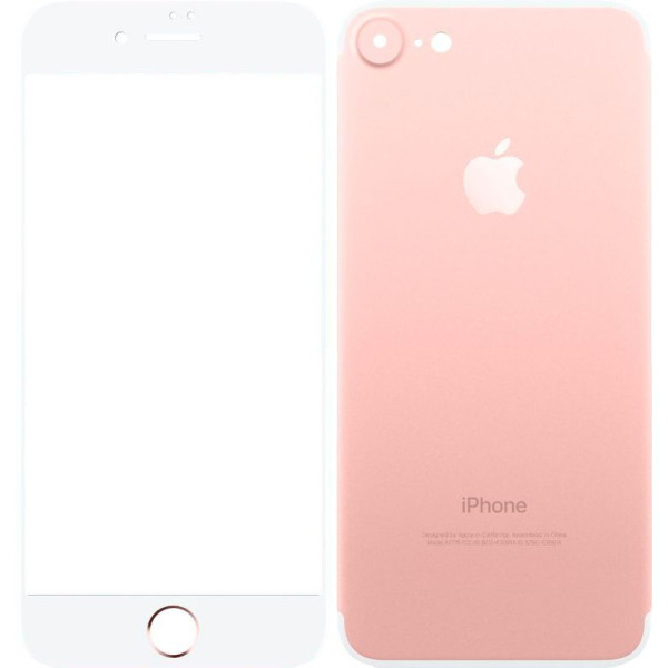 

Защитное стекло TOTO Metal Tempered Glass 0.2 mm front and back iPhone 7 Rose Gold