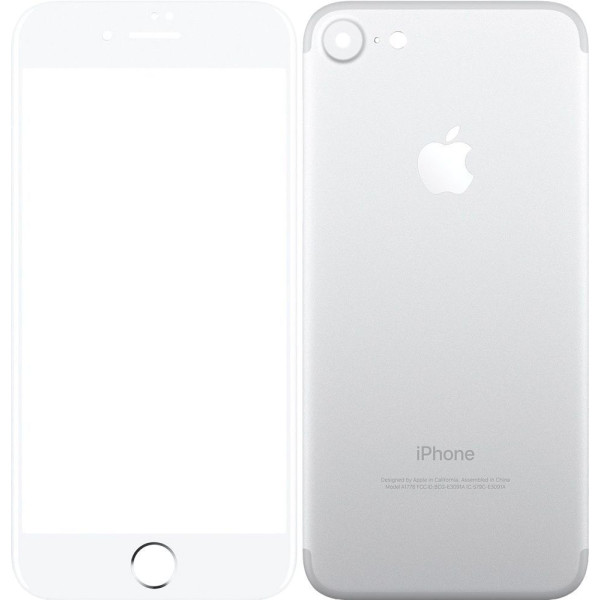 

Защитное стекло TOTO Metal Tempered Glass 0.2 mm front and back iPhone 7 Silver