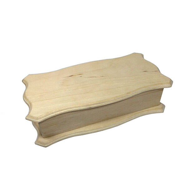 

Заготовка для декупажа Alizarin Шкатулка фигурная прямоугольная 10 х 20 см фанера (SH009-10-20.F)