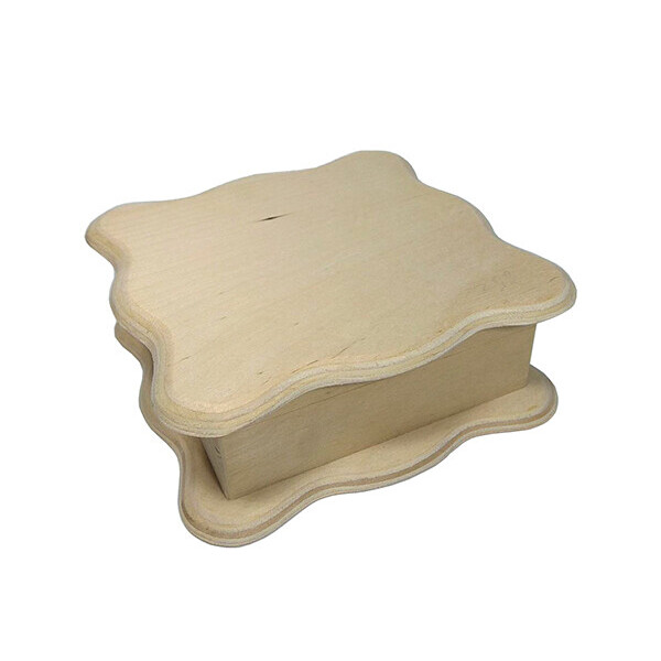 

Заготовка для декупажа Alizarin Шкатулка фигурная квадратная 15 х 15 см фанера (SH013-15-15.F)