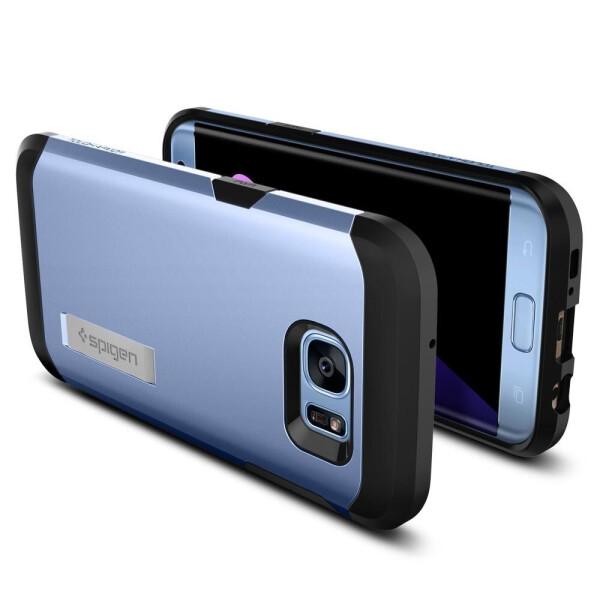 

Чехол с подставкой Spigen Tough Armor для Samsung Galaxy S7 Edge Blue Coral