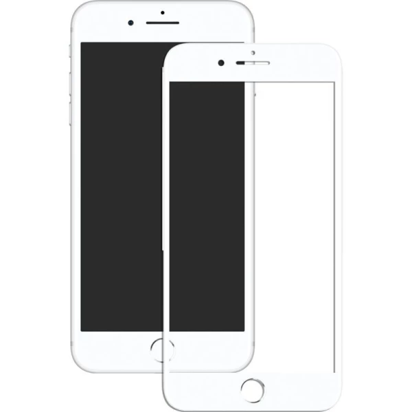 

TOTO 4D Full Cover Tempered Glass iPhone 8 White