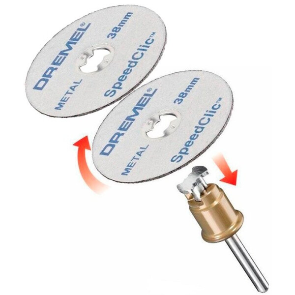

Стартовый набор Dremel EZ Speedclic (SC406) держатель + 2 круга (2615S406JC)