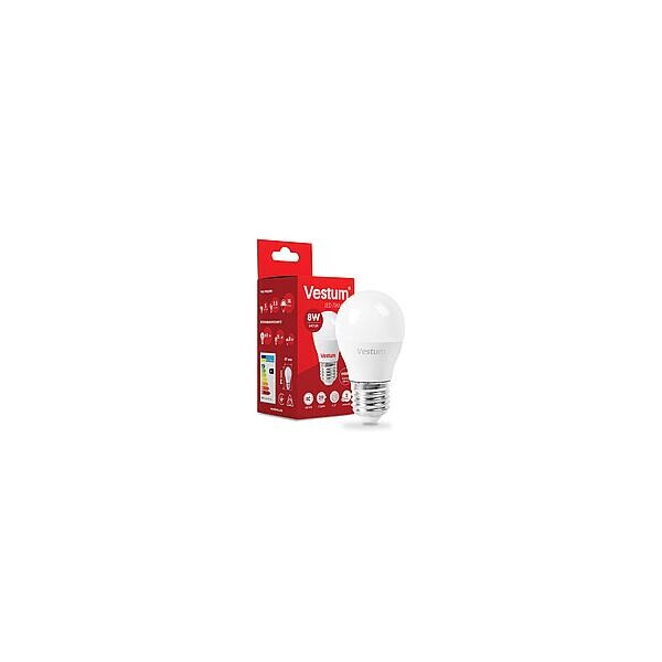 

Лампа светодиодная Vestum G45 8W 4100K 220V E27 (1214394417)