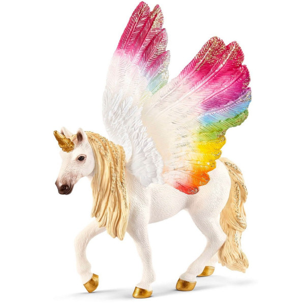 

Игрушка-фигурка Schleich Крылатый радужный единорог Bayala (70576)