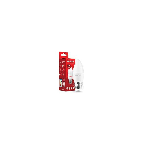 

Лампа светодиодная Vestum C37 6W 4100K 220V E27 (1214394454)