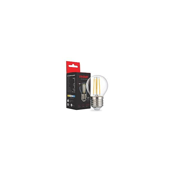 

Лампа филаментная Vestum G45 Е27 5Вт 220V 4100К (1214397616)