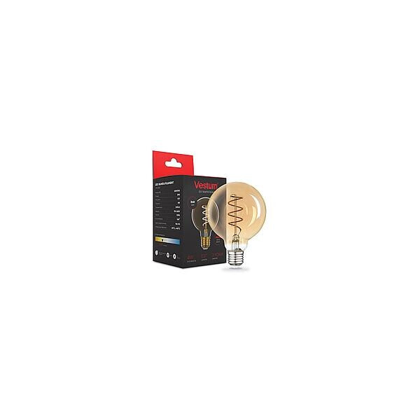 

Лампа филаментная Vestum винтаж Golden Twist G95 Е27 4Вт 220V 2500К (1214397622)