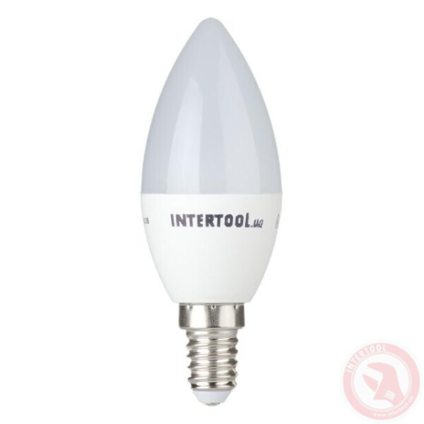 

Лампа светодиодная Intertool C37, E14, 3Вт, 150-300В, 4000K, 30000Ч, (Свеча) Ll-0151 (Ipt-734421120)