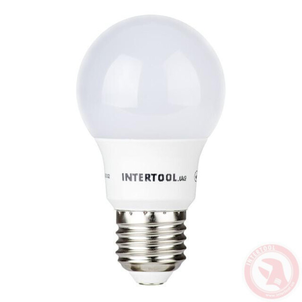 

Лампа светодиодная Intertool A55, E27, 7Вт, 150-300В, 4000K, 30000Ч, Ll-0003 (Ipt-734435883)