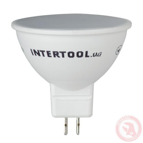

Лампа светодиодная Intertool Mr16, Gu5.3, 5Вт, 150-300В, 4000K, 30000Ч, Ll-0202 (Ipt-734425971)
