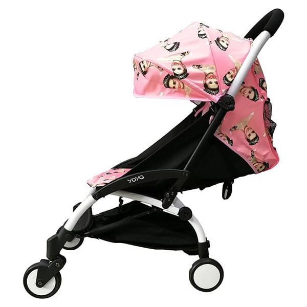 

Детская коляска прогулочная YOYA 175 А+, рама чёрная, Расцветка PINK BELLE
