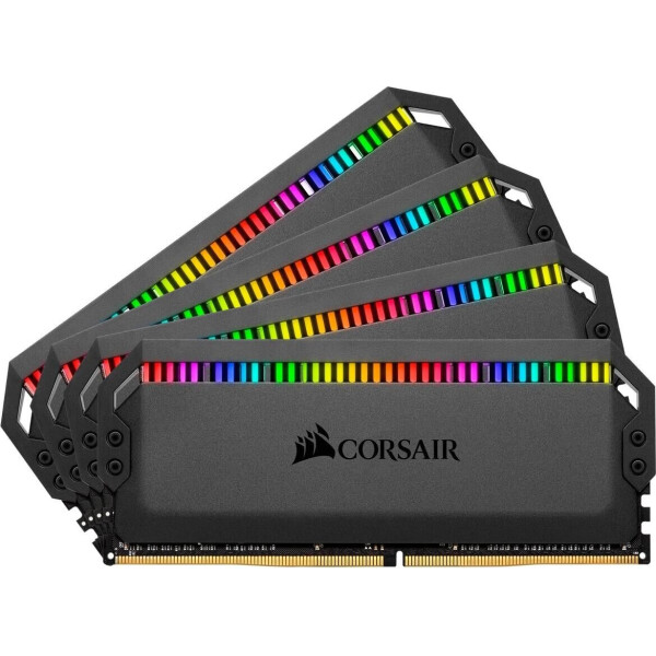 

Corsair 32 GB (4x8GB) DDR4 3200 MHz Dominator PLATINUM RGB (CMT32GX4M4C3200C16)