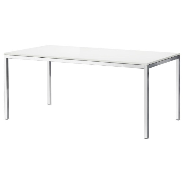 

IKEA TORSBY (399.327.36) Стол, хром, белый полированный