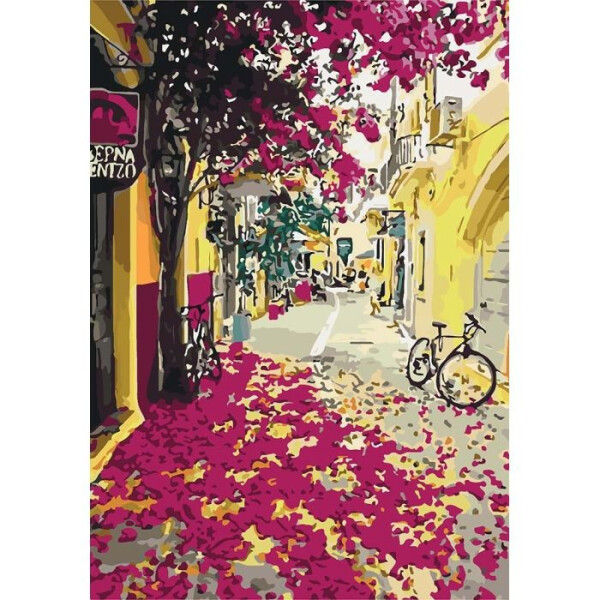 

Набор для творчества Идейка Картина по номерам. Городской пейзаж "Яркая Греция" KHO3509