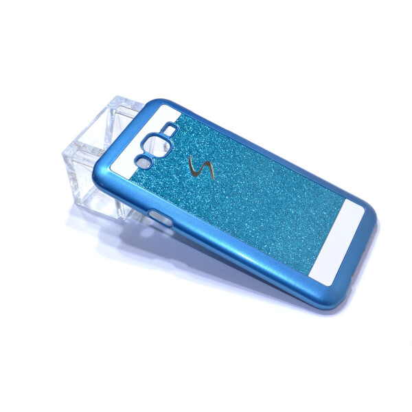 

Чехол для Samsung Galaxy J7 2015 (SM-J700) Блестки S-Line Blue