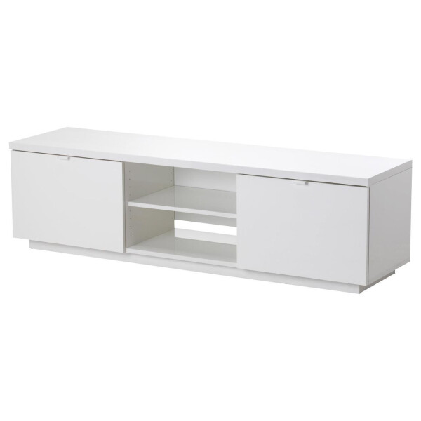 

IKEA BYAS (802.277.97) Тумба под ТВ, белый полированный