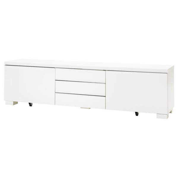 

IKEA BESTA BURS (302.691.29) Тумба под ТВ, белый полированный