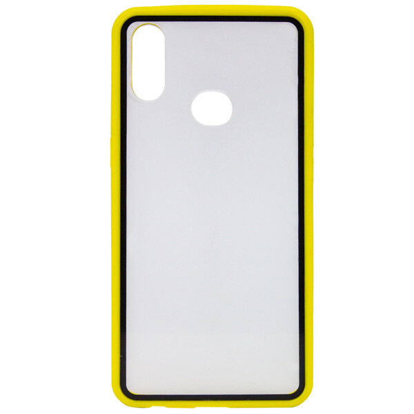 

Прозрачный TPU+PC чехол Epic с цветным бампером для Samsung Galaxy A10s