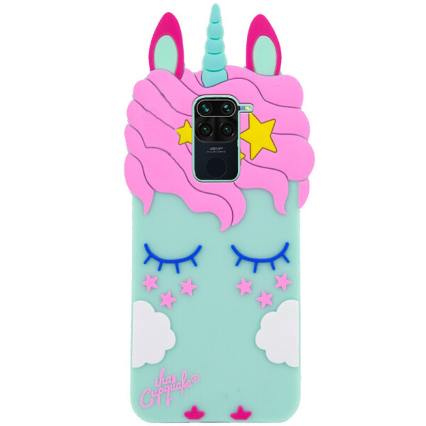 

Силиконовая накладка 3D Little Unicorn для Xiaomi Redmi Note 9 / Redmi 10X