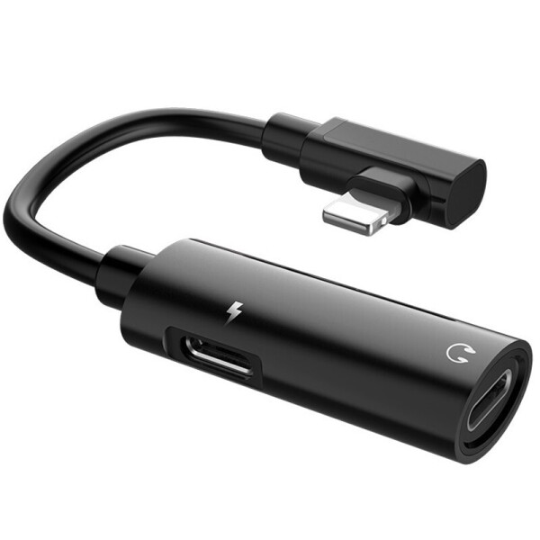 

Переходник Hoco LS18 "Tanco" Dual Lightning