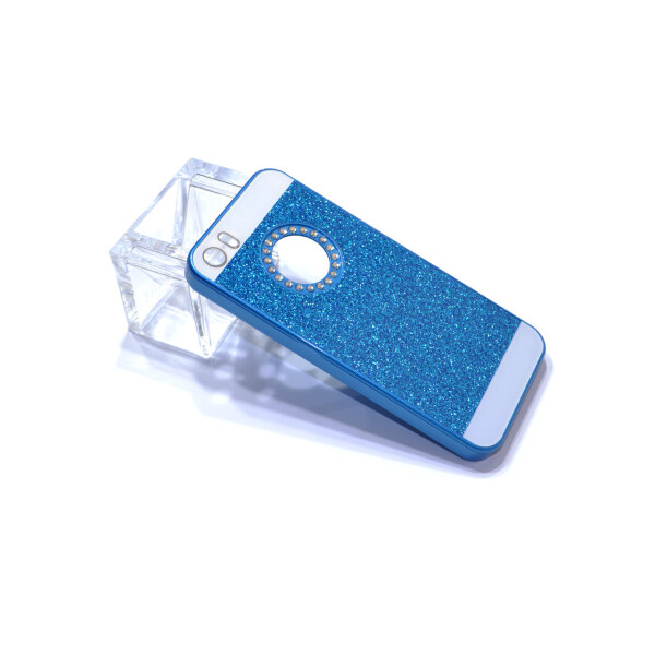 

Чехол для Apple Iphone 5/5S Блестки S-Line Blue
