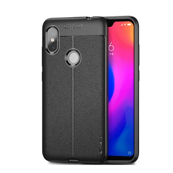 

TPU чехол iPaky Litchi Series для Xiaomi Redmi Note 6 Pro